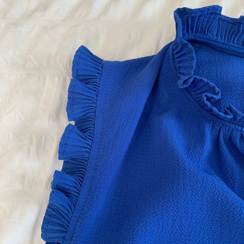 L Love Blue Ruffle Rank - Picture 14 of 16